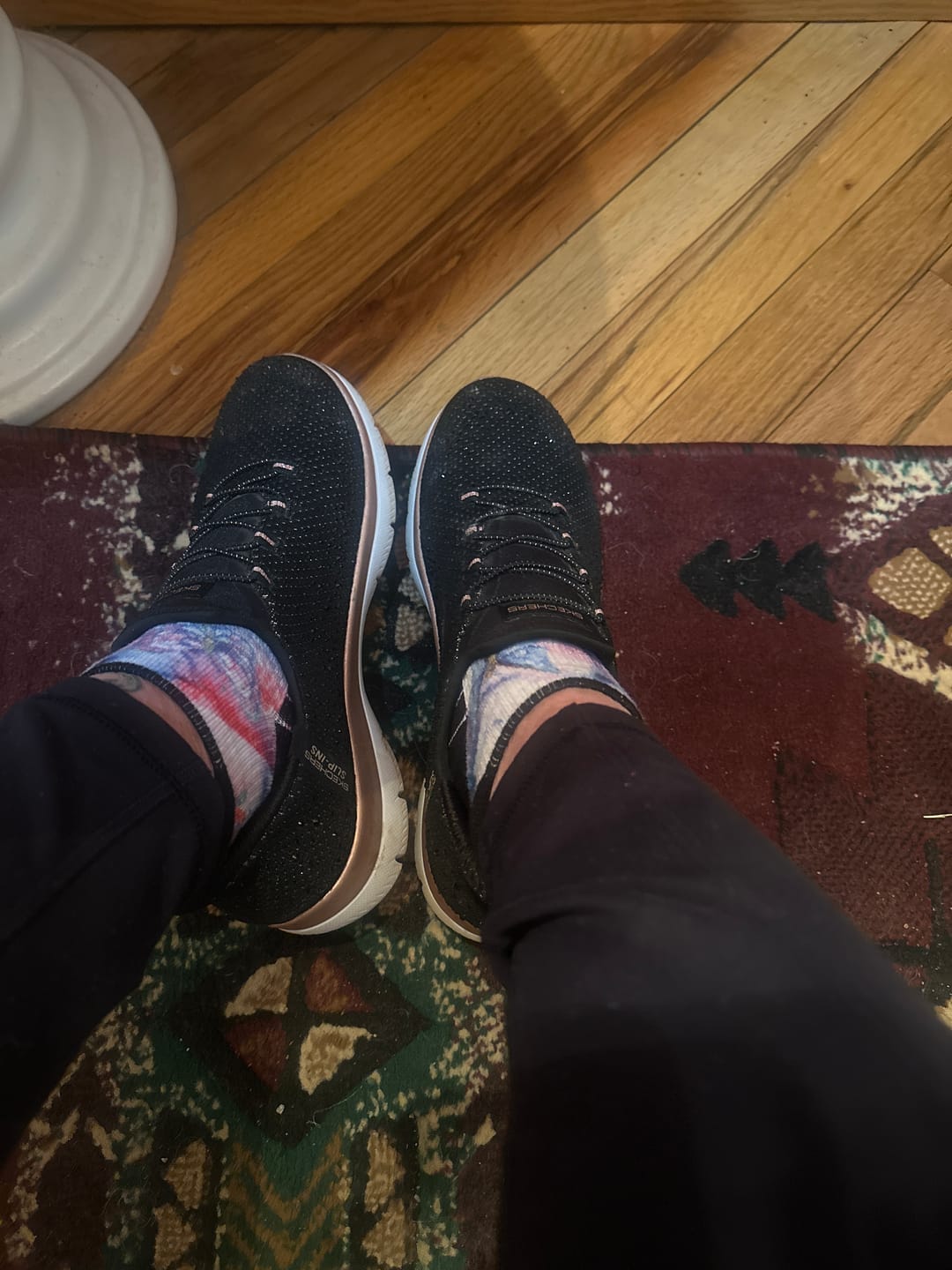 Customer photo review of Pet Garden Ankle Compression Socks 5-Pack Bundle