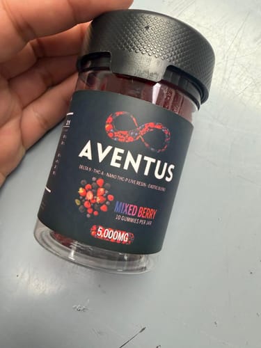 Customer photo review of Aventus Exotic Blend Gummies – Mixed Berry (5000mg, 10ct Jar)
