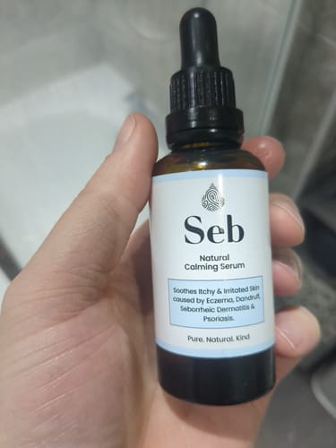Customer photo review of Seb Natural Calming Serum