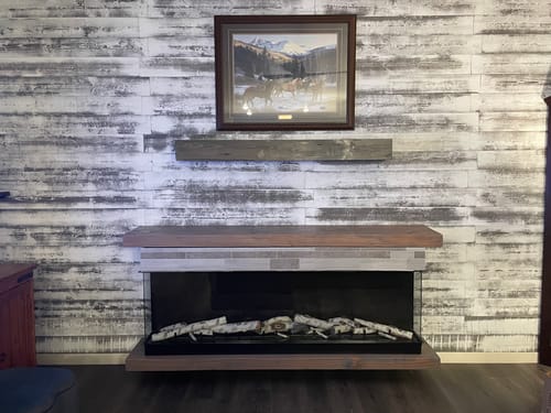 Customer photo review of Distressed Mantels