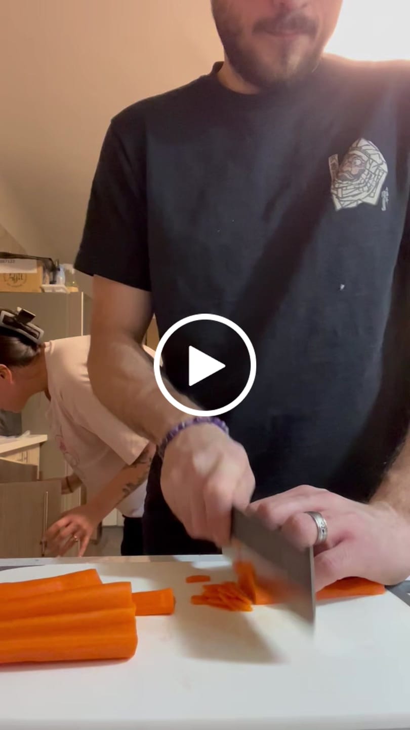 Customer video review of 3‑Piece Family Prep Set (Gyuto, Nakiri, Petty)