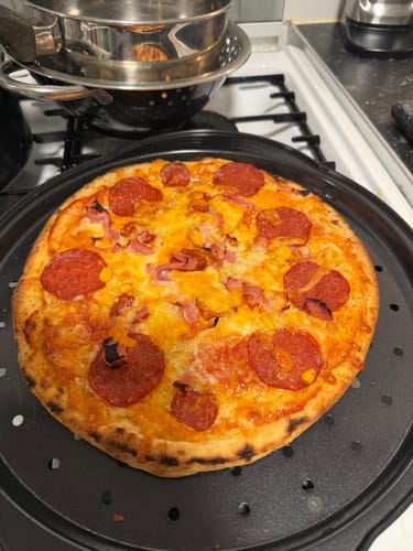 Customer photo review of Sourdough Pizza Bases