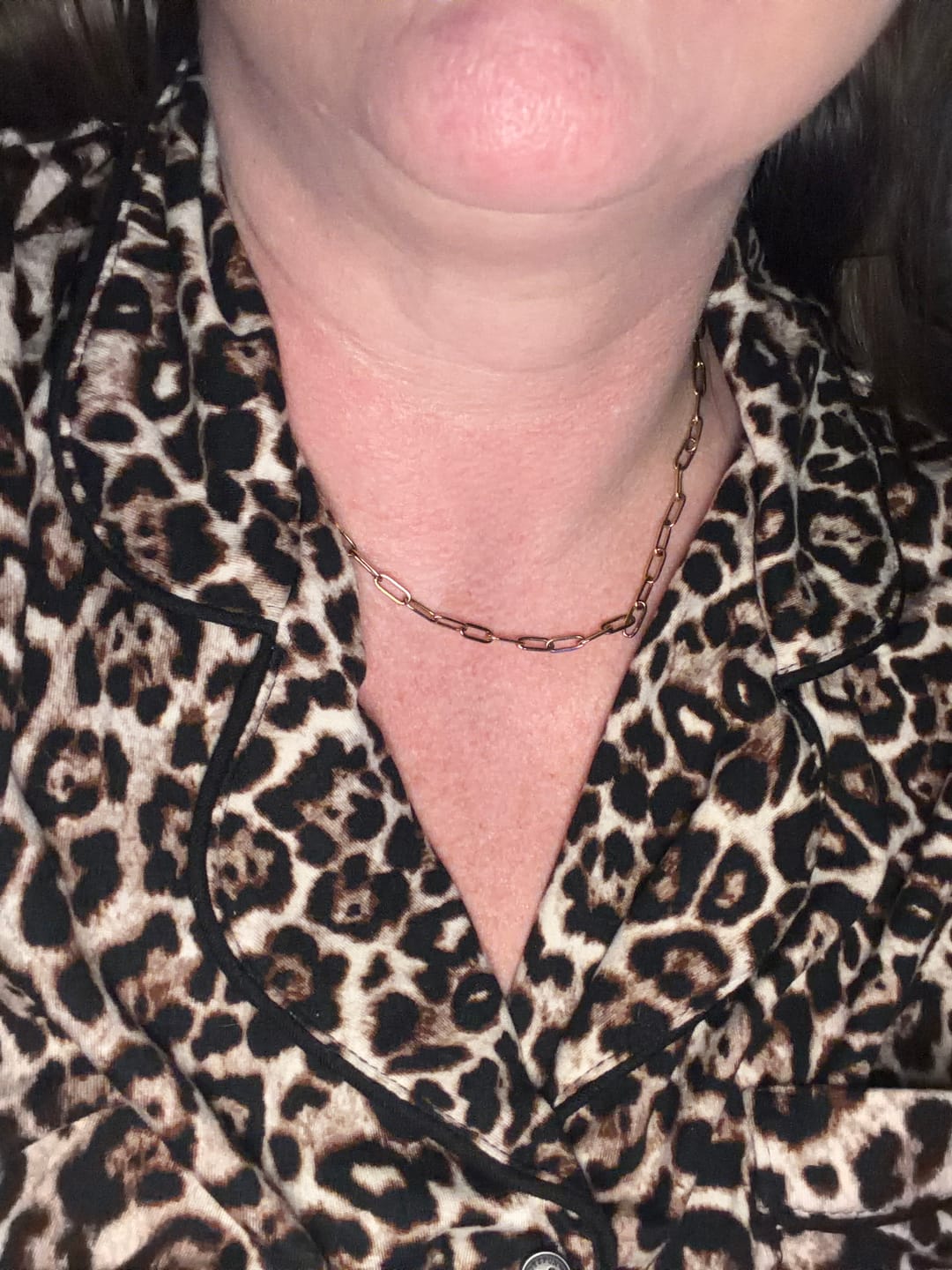 Customer photo review of Paperclip Necklace