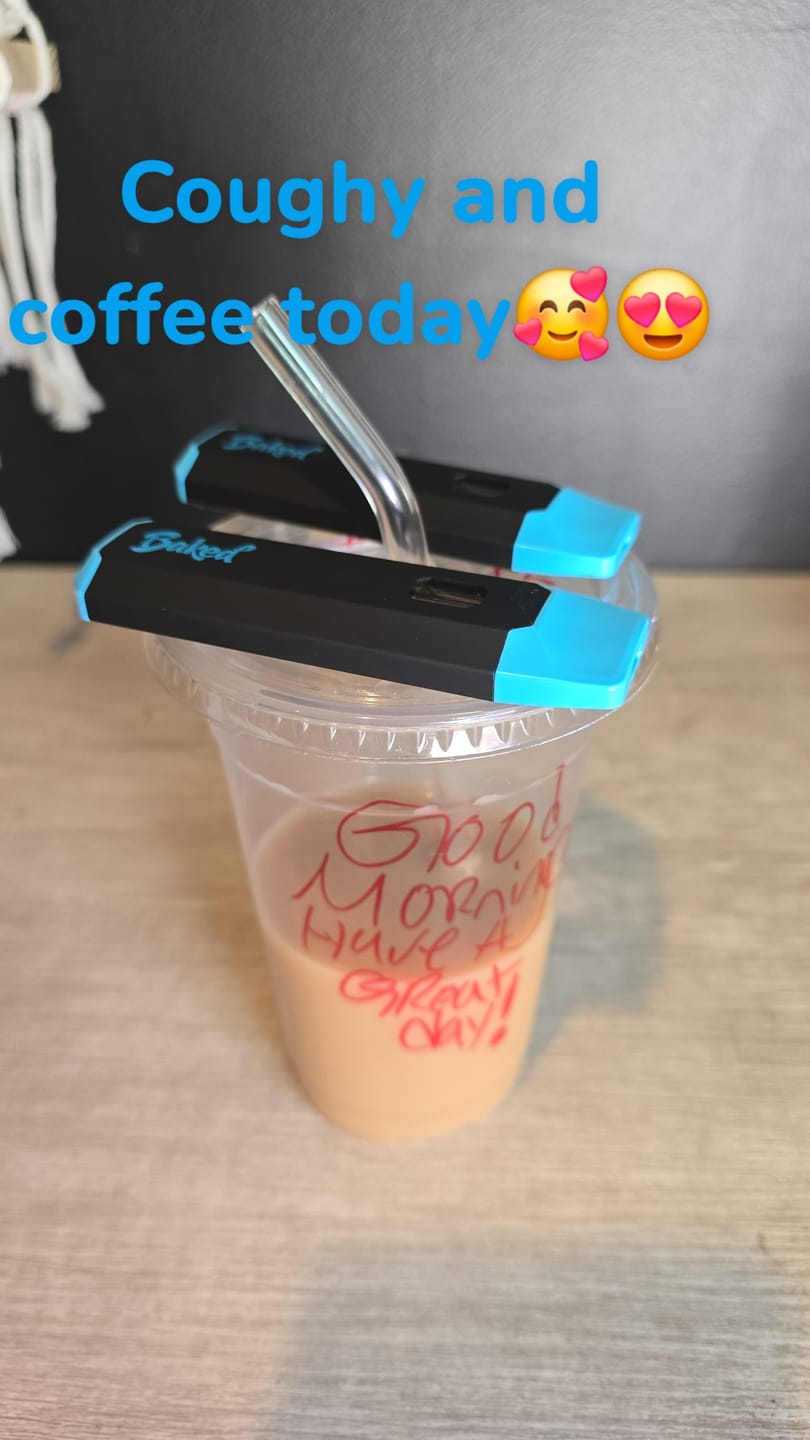 Customer photo review of 1 Gram HHC Vape Cartridge - Blue Milk | Hybrid