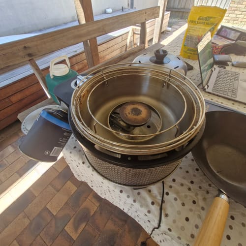 Customer photo review of Stainless Steel Grill Grid