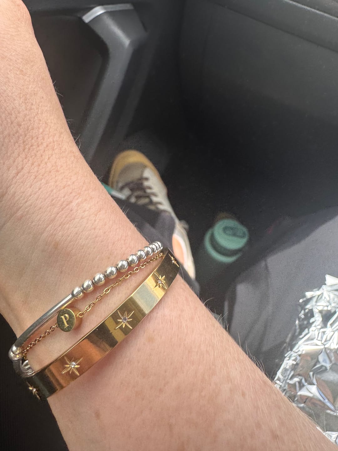 Customer photo review of North Star Bangle Bracelet