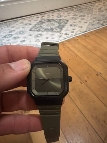 Customer photo review of Loyal Academy Unisex 37.5mm Black & Steel Quartz Watch