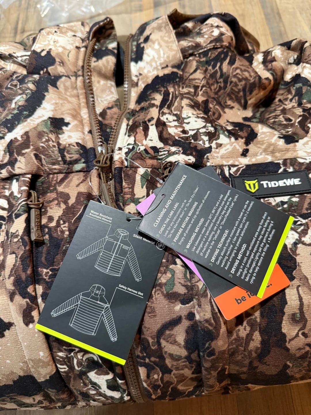 Customer photo review of Men's & Women's  Heated Jacket | Heated Fleece Jacket with Battery Pack & Camo Coats for Hunting, Fishing, Snowing | Black Heated Clothing & Rechargeable Apparel
