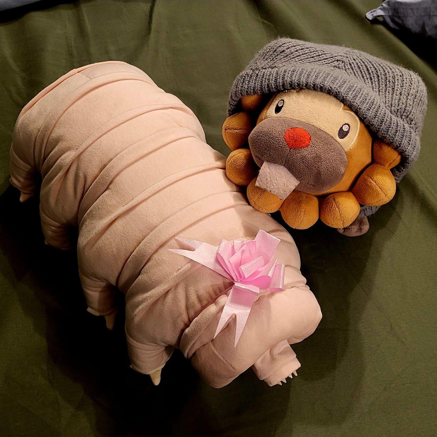 Customer photo review of Tardigrade Water Bear Soft Stuffed Plush Toy