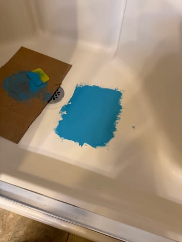 Customer photo review of Almond Paint Resin - 2oz