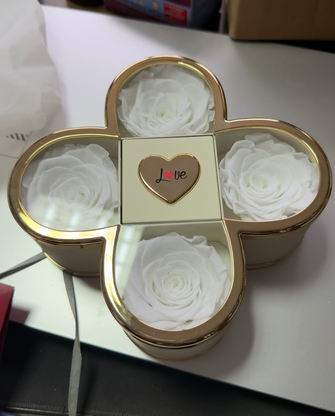 Customer photo review of Eternal Luck Box & Personalized Necklace