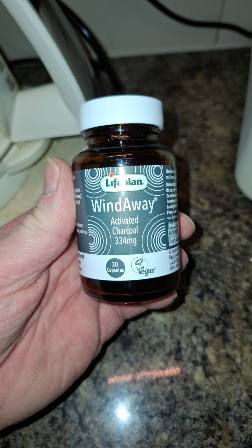 Customer photo review of Lifeplan Wind Away Activated Charcoal Capsules
