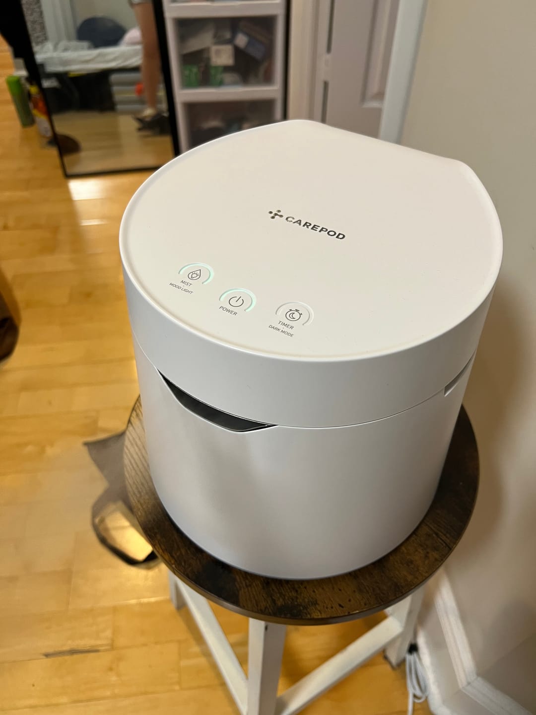 Customer photo review of Carepod One Plus - Stainless Steel Humidifier with Mood Light - CA