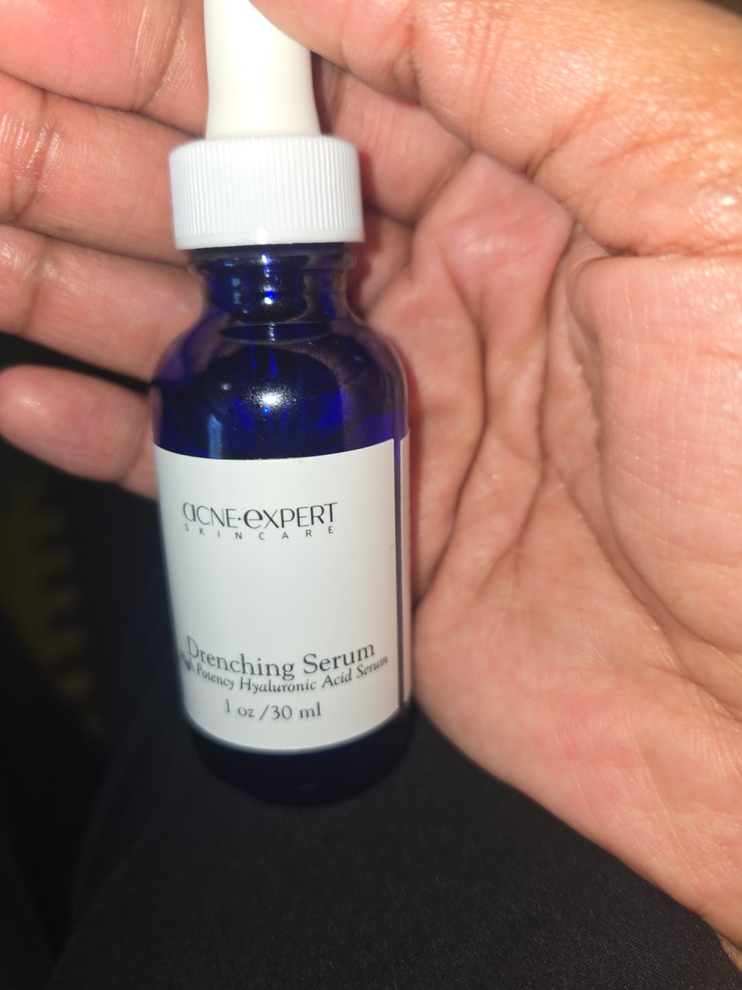 Customer photo review of DRENCHING SERUM-INTENSE HYALURONIC SERUM