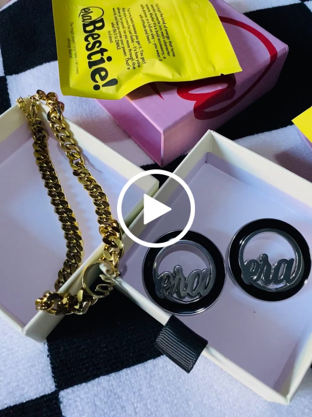 Customer video review of Silver Diva Earrings