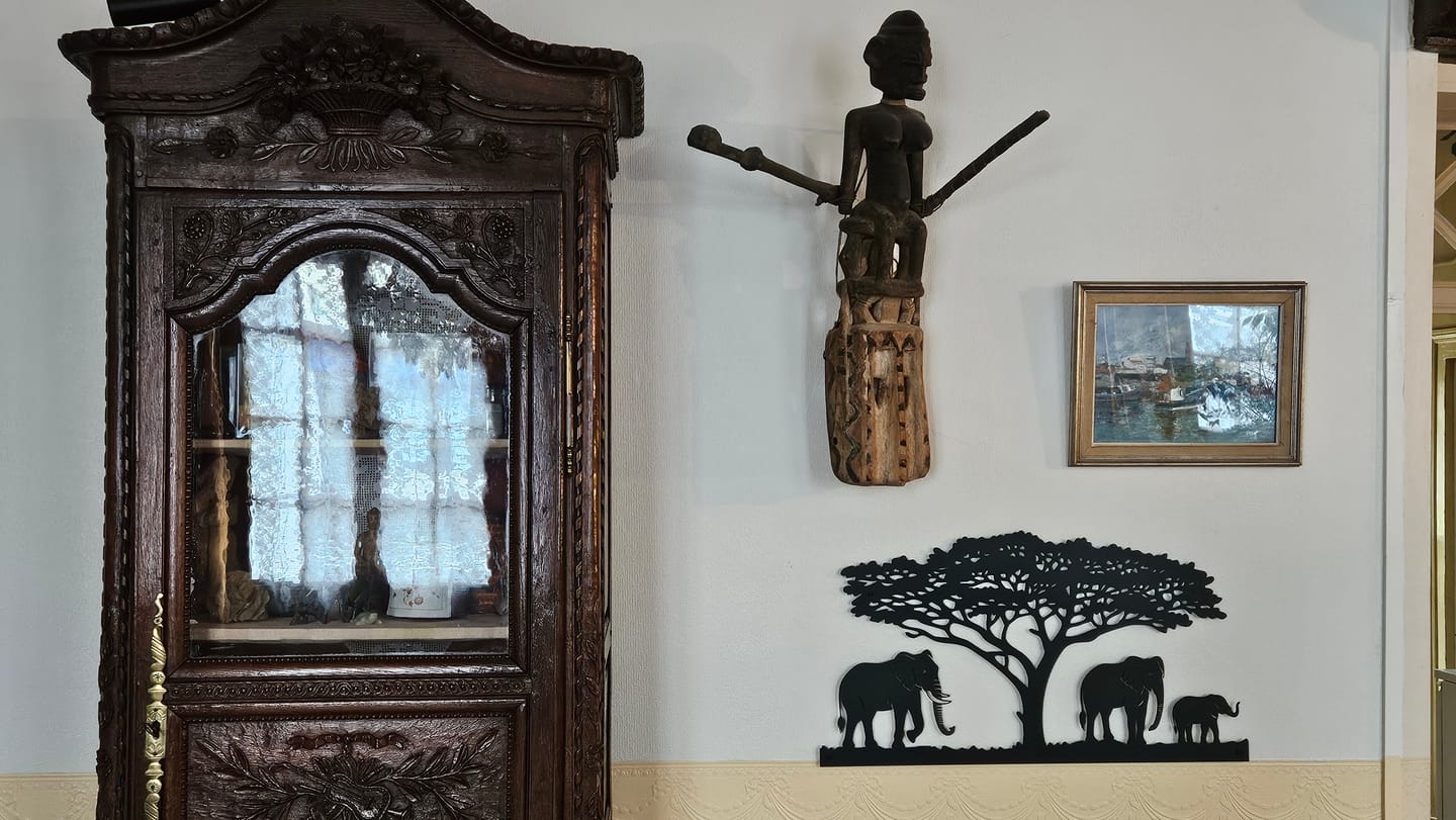 Customer photo review of Décoration murale en métal - Famille d'éléphants (V.02)