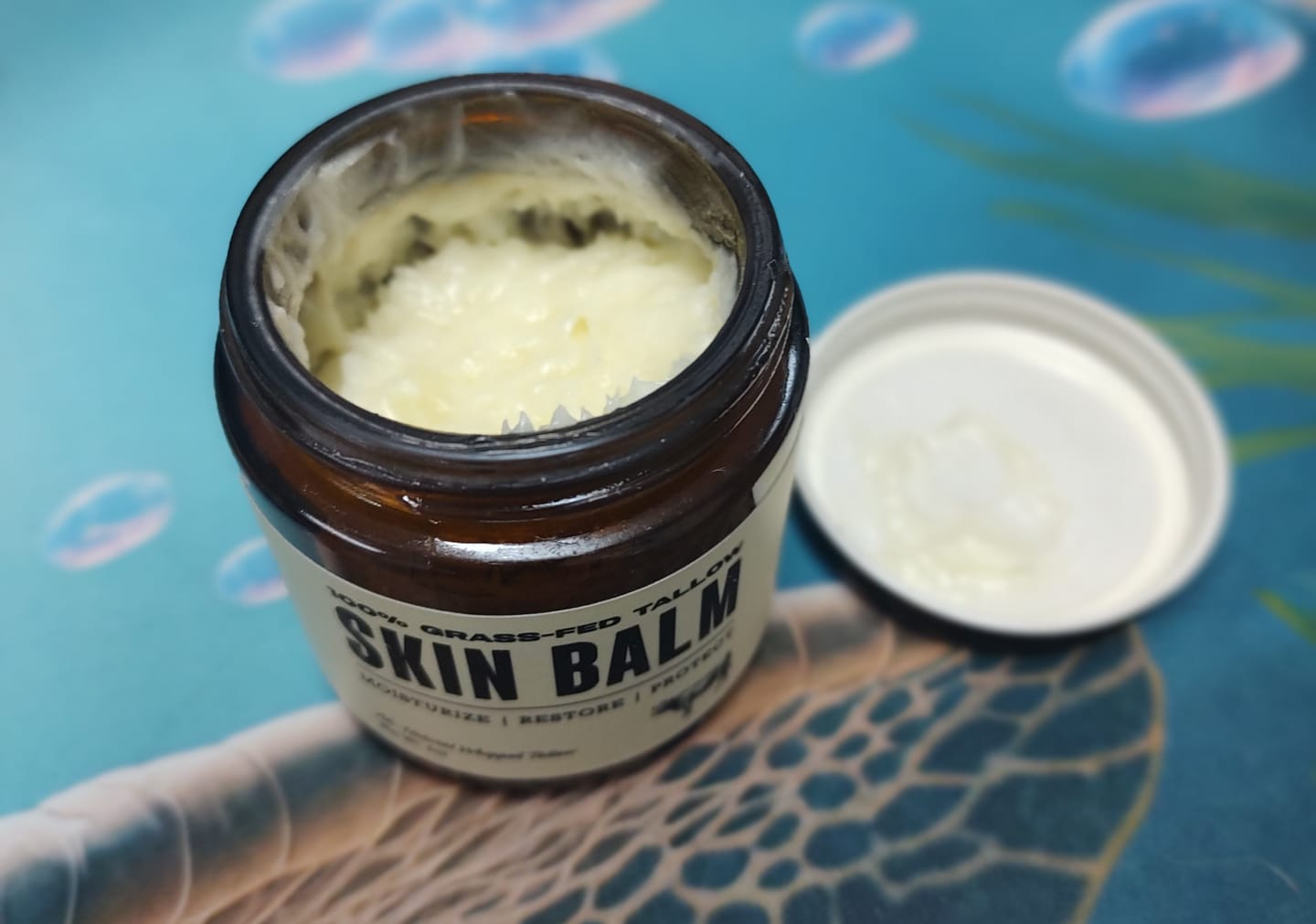 Customer photo review of Whipped Tallow Skin Balm