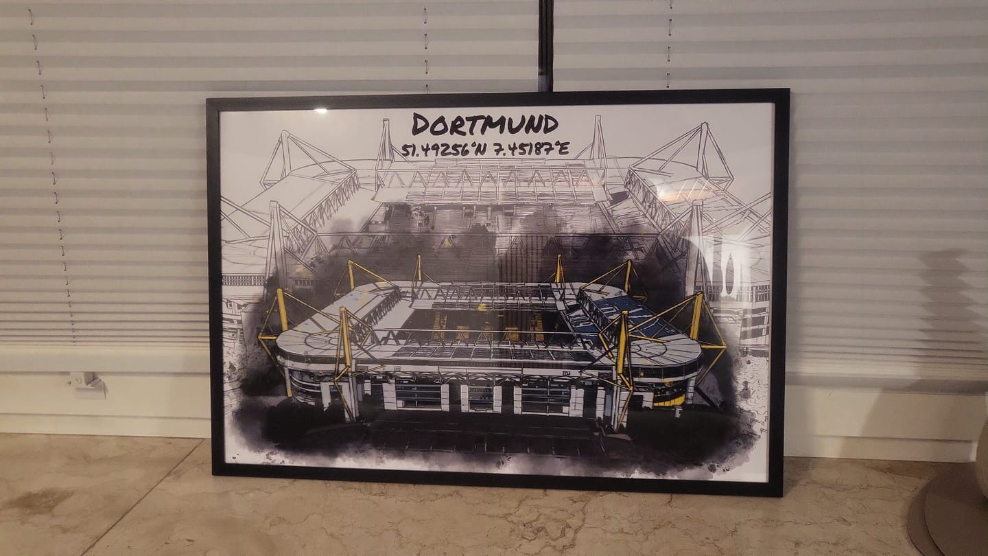 Customer photo review of Stadion Poster Dortmund Art Print