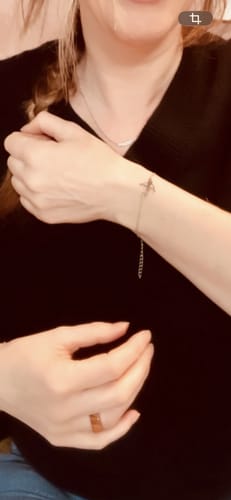 Customer photo review of ‘Beyond Fear, Lies Freedom’ Luxe Bracelet
