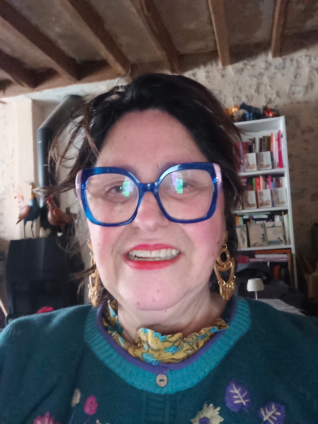 Customer photo review of Blouse  Fantine - Bleuet Lin