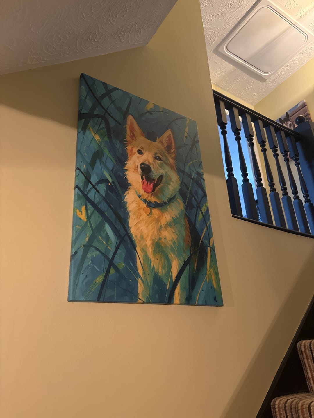 Customer photo review of Custom Pet Portrait - Abstract Style