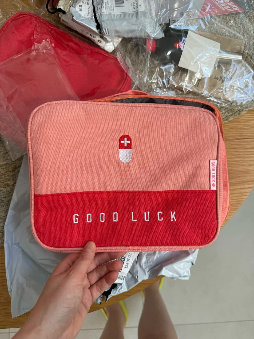 Customer photo review of Trousse Pharmacie Voyage Grande Taille
