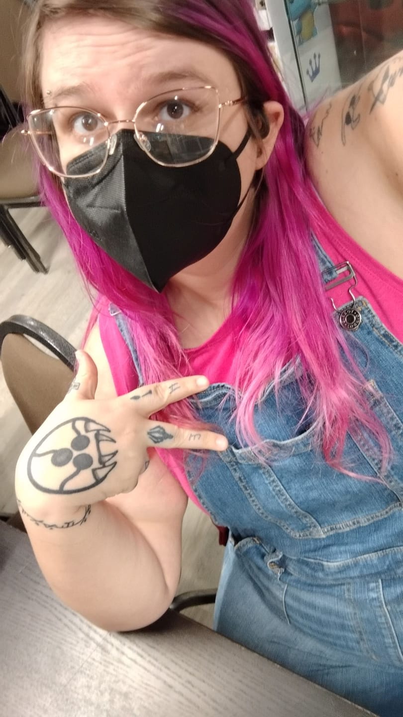 Customer photo review of Kind KN95 Respirator Mask - Colour Series (Cone Shape)