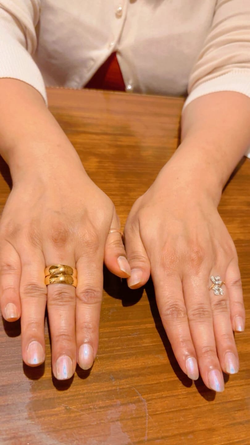Customer photo review of Bold Gleam Classic Dome Ring