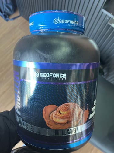 Customer photo review of Whey Protein 100% GEOFORCE 2.27 kg