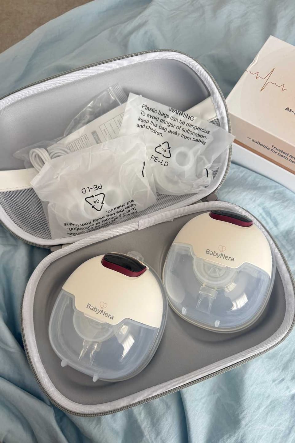 Customer photo review of BabyNera FlowEase™ Wearable Breast Pump