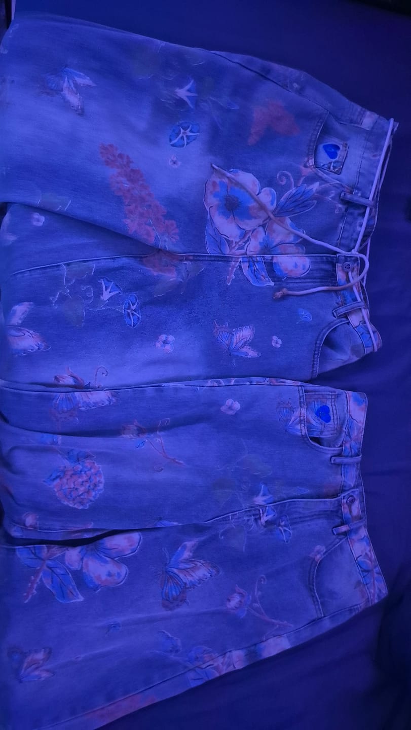 Customer photo review of Aelfric Eden Floral Baggy Jeans