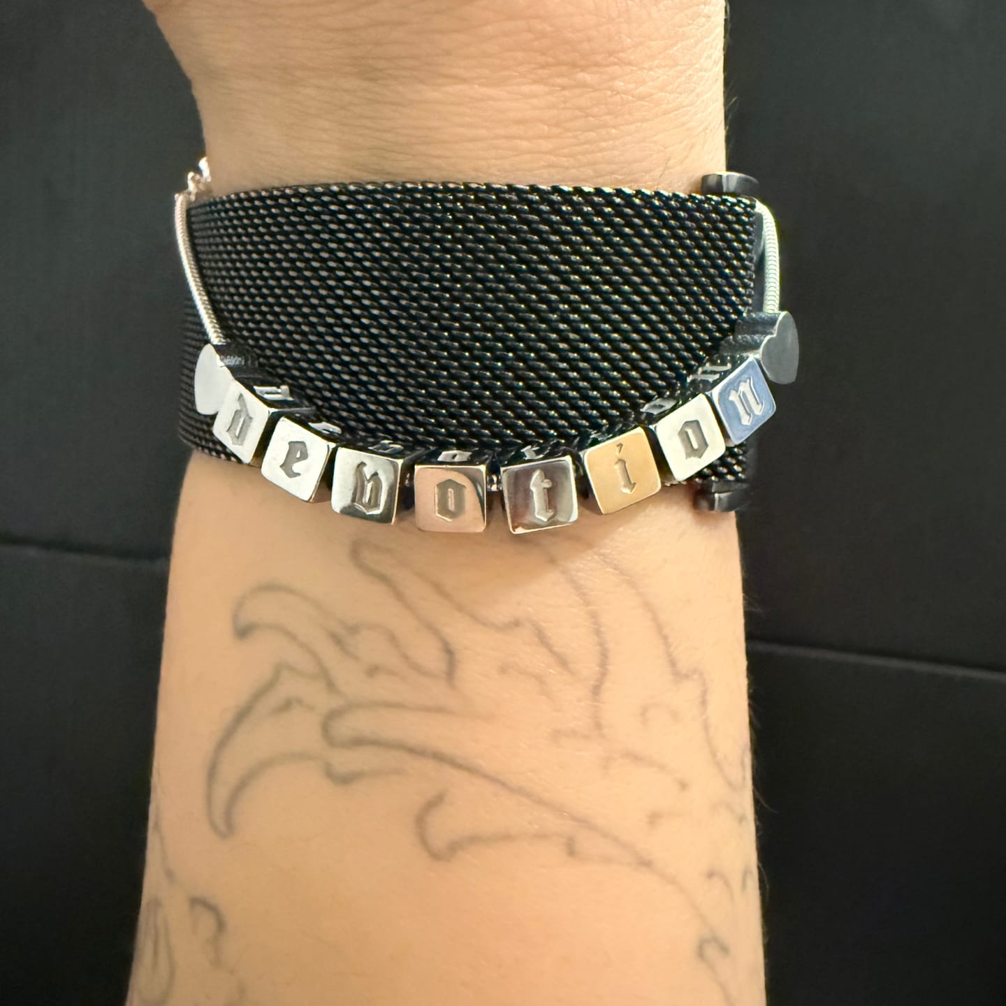 Customer photo review of REAL SNAKE BRACELET