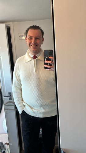 Customer photo review of GONGJU Zipped Sweater