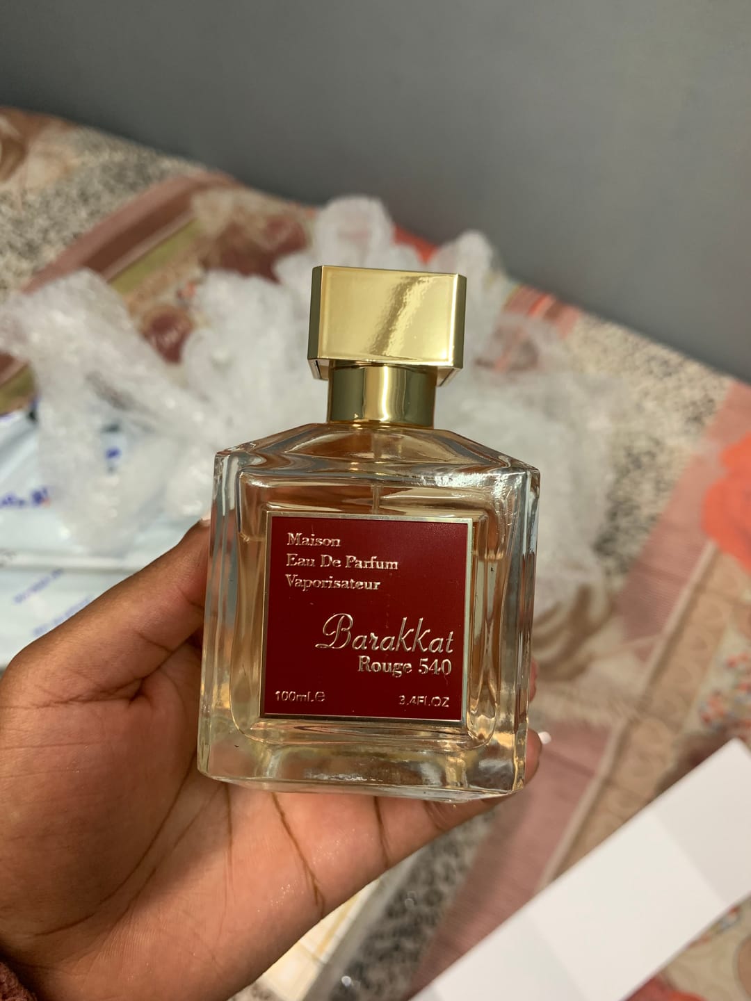 Customer photo review of Barakkat Rouge 540 EDP 100ml