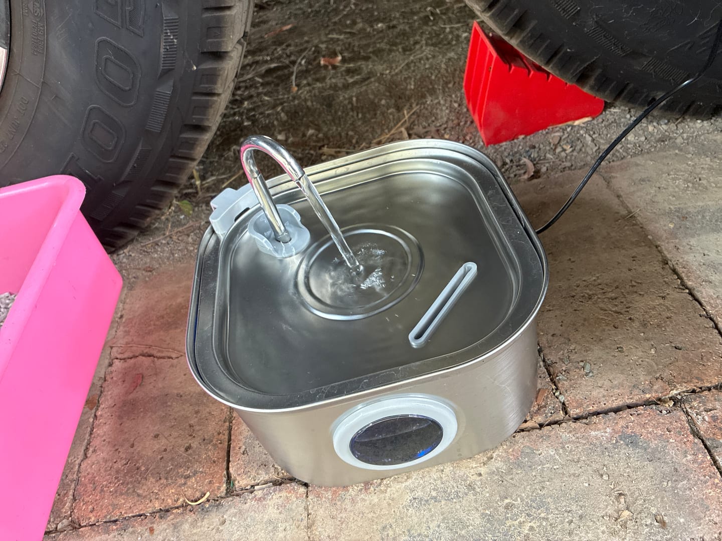 Customer photo review of Whisker Collective Drinking Fountain and Filter Replacement Packs