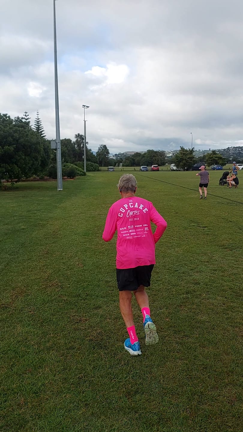 Customer photo review of Mens Batch of 2026 LS Run Tee Pink