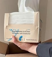 Customer photo review of 50ct Disposable Skin Towels for Skincare & Makeup Removal