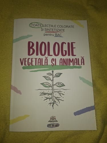 Recenzie cu fotografie de la un client despre Carte Biologie Vegetală și Animală Bacalaureat (clasele IX-X) Bacademia