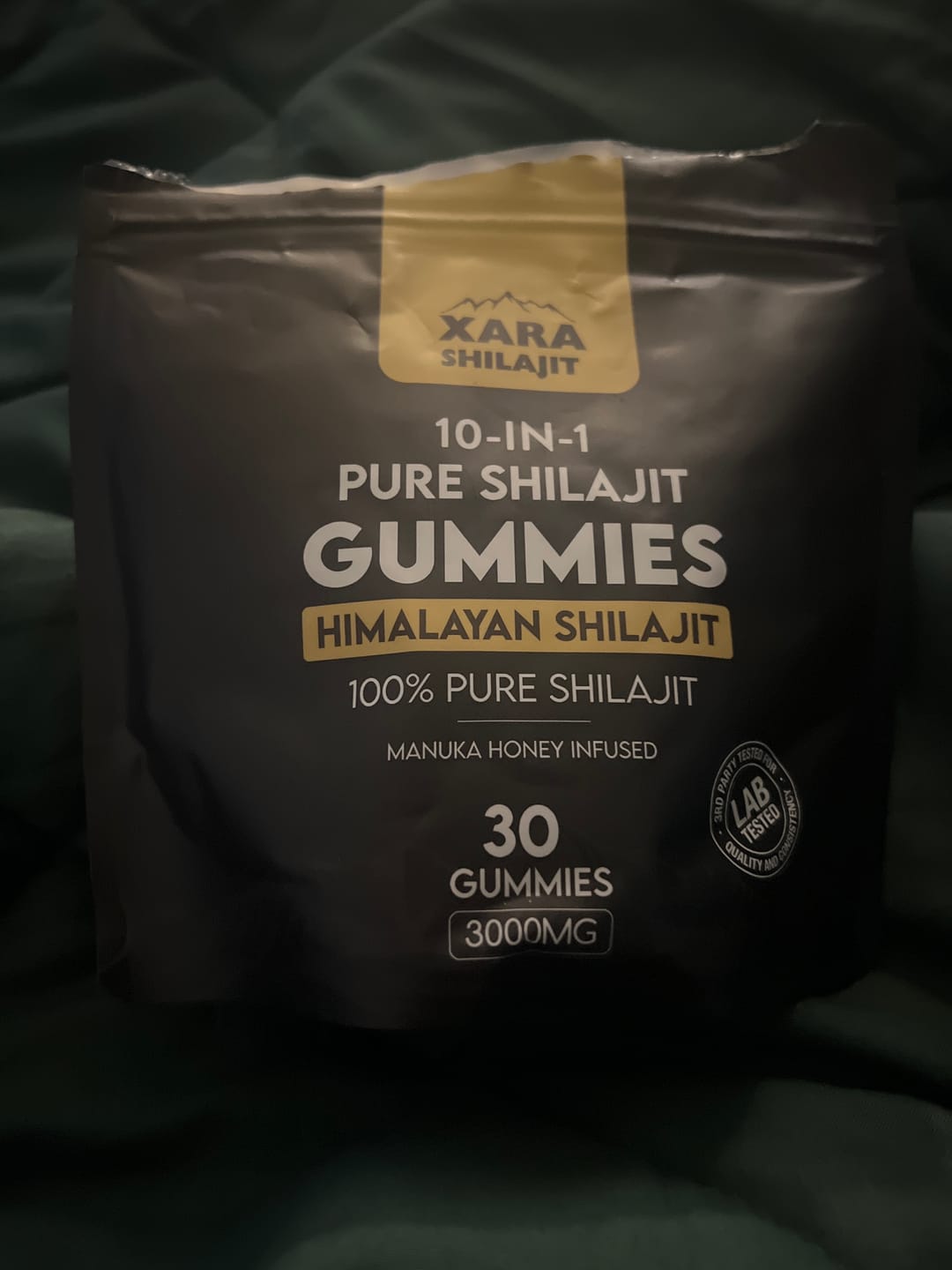 Customer photo review of XARA SHILAJIT® Pure Shilajit Gummies upgraded formula