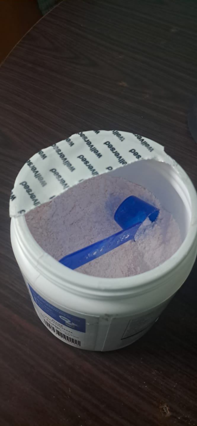 Customer photo review of Wellcore - Micronised Creatine Monohydrate (83 Servings, Fruit Fusion) + Premium Steel Shaker