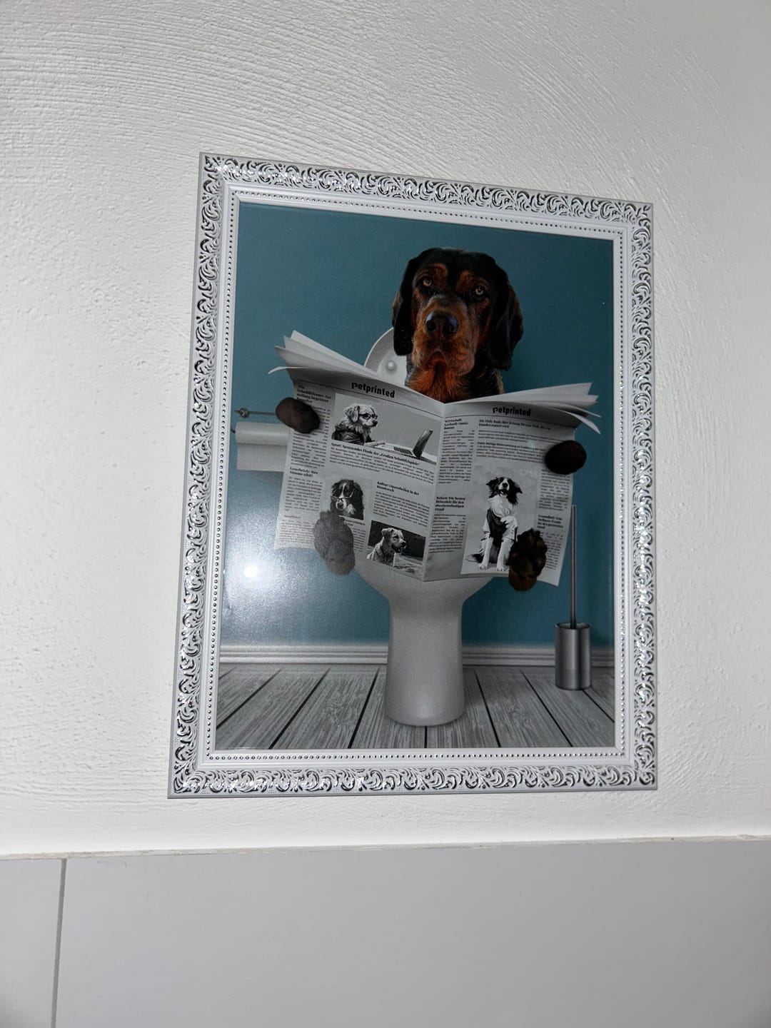 Customer photo review of Wichtige Sitzung - Individuelles Poster