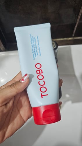 Customer photo review of Coconut Clay Cleansing Foam