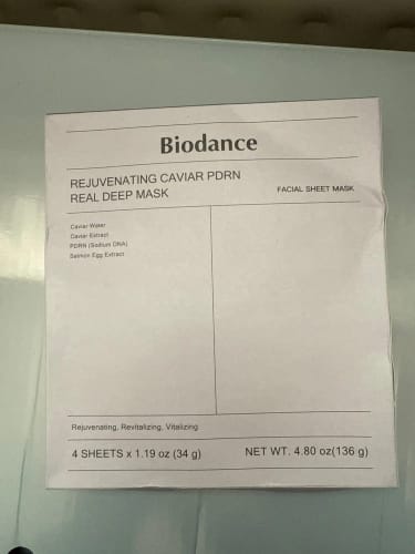 Customer photo review of Biodance Collagen-Real Deep Mask