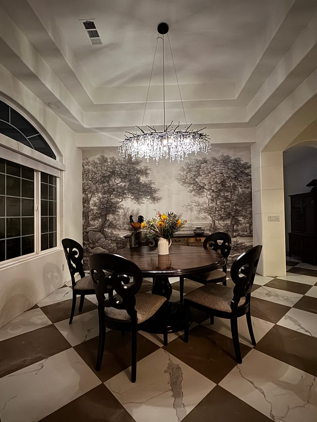 Customer photo review of The Grand Crowned Branch Chandelier