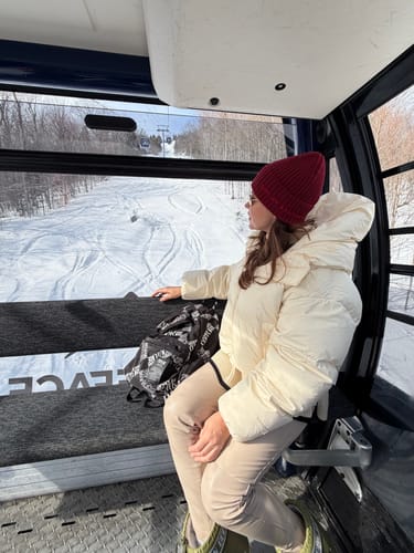 Customer photo review of LILY Platinum Goose Down Puffer Jacket