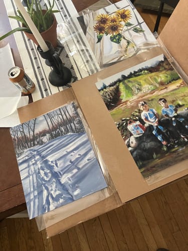 Customer photo review of 11x14 Loose Canvas Prints