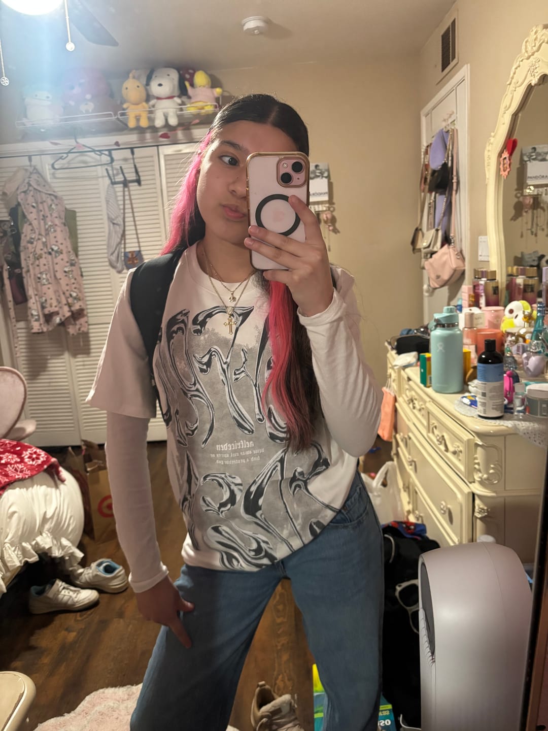 Customer photo review of Aelfric Eden Futuristic Liquid Metal Design Tee