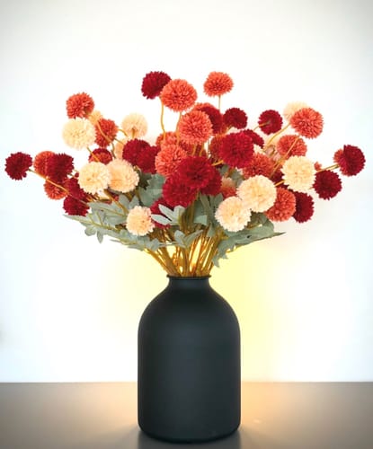 Customer photo review of Fleurs de Kiku - Mélange (20 tiges/ 100 pompons)