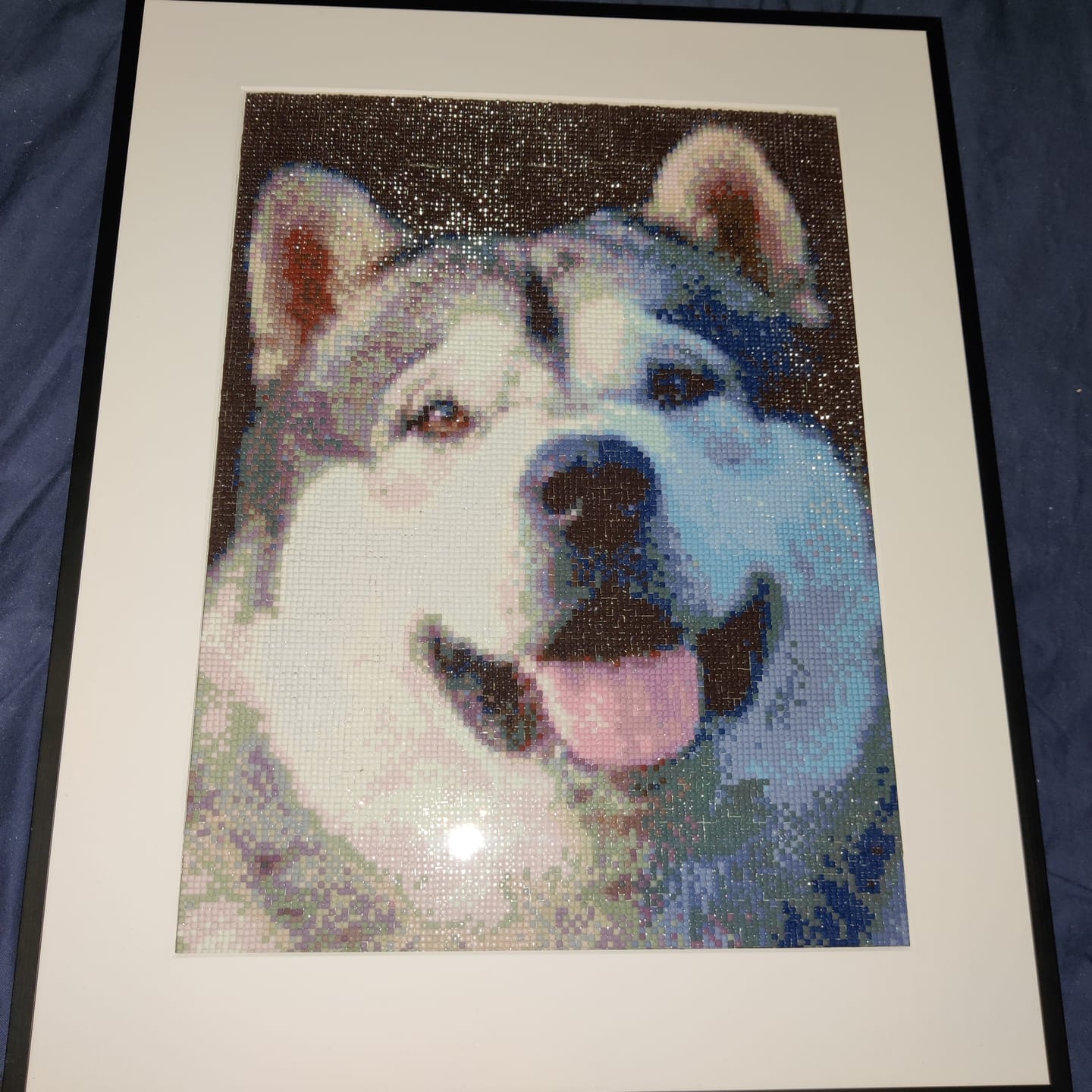 Customer photo review of Timanttimaalaus omalla kuvalla