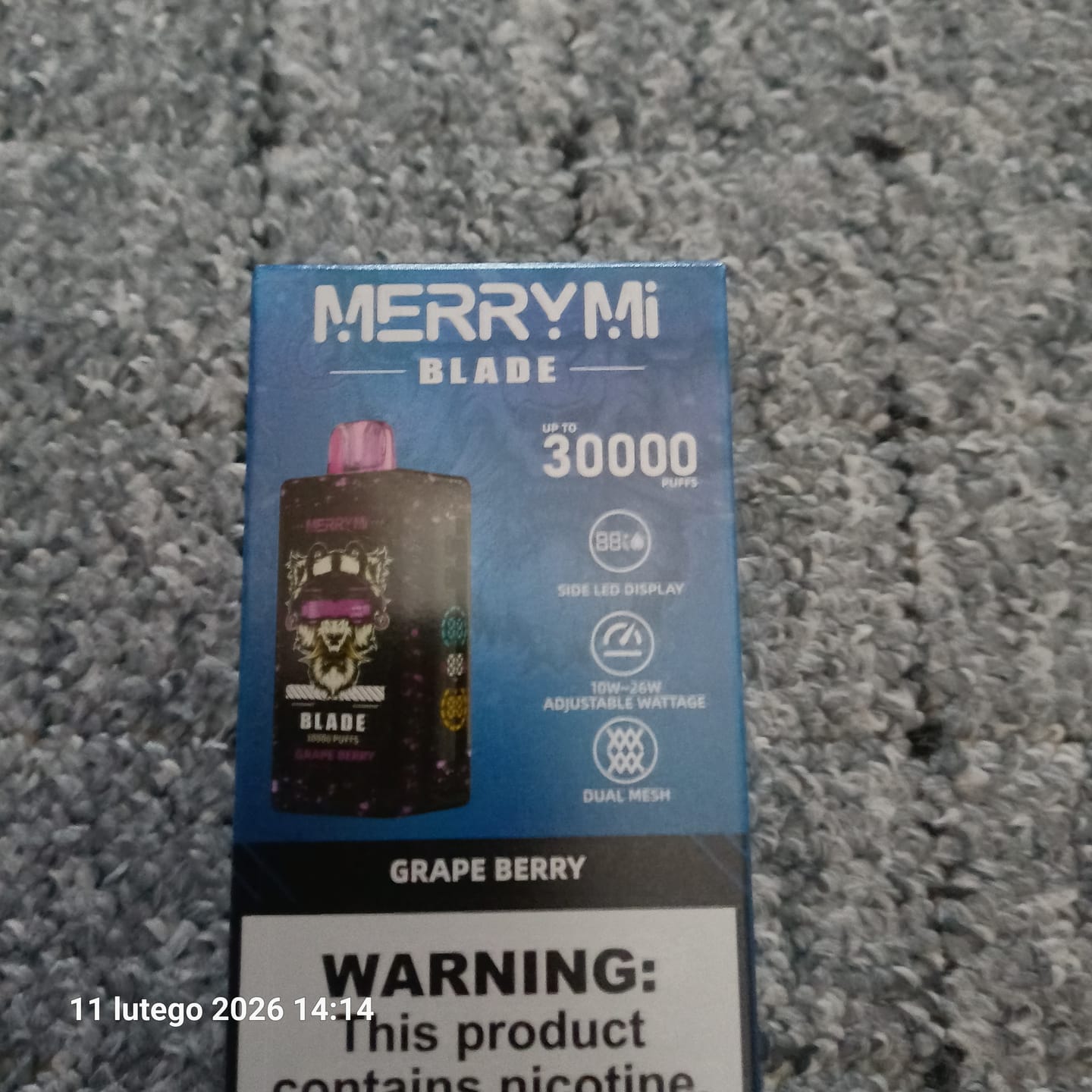 Customer photo review of MerryMi - Blade 30K - Jednorazówki - E papieros - 5% - 30000 Buchów